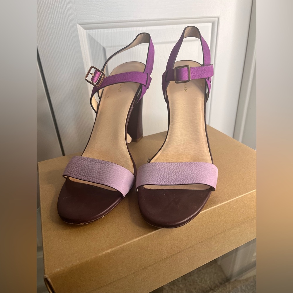 Cole Haan Minetta Sandal in Larkspur and Purple